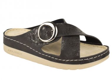 Παντόφλες γυναικείες | Ανατομικές | Vesna | 880487 | Μαύρο - Vesna - 